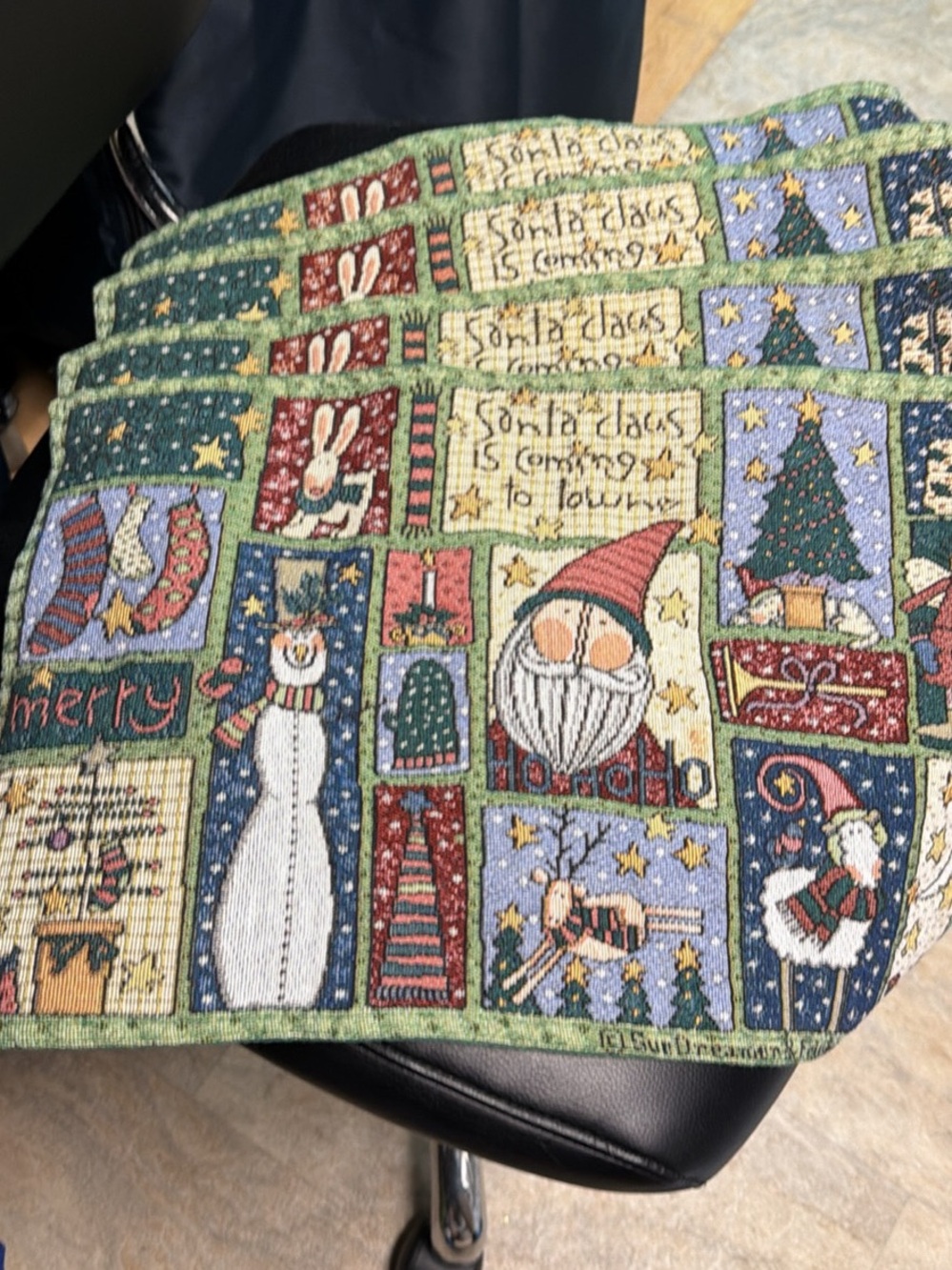 Holiday Christmas Decorative placemats set of 4